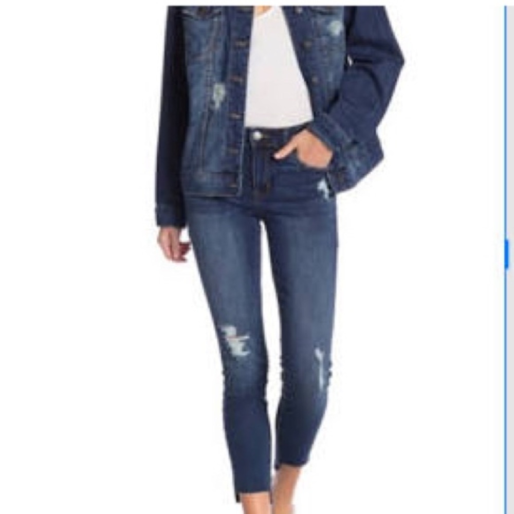 Ripped denim jeans